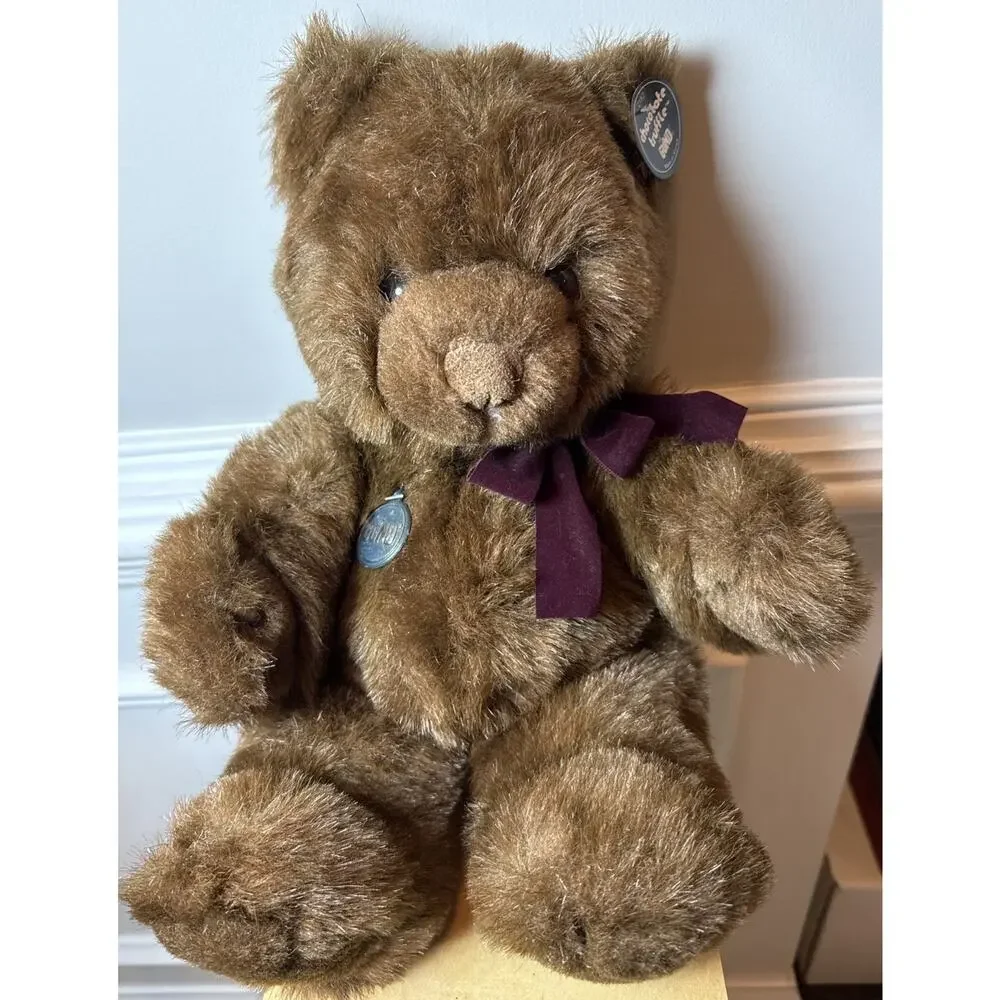 Vintage 1983 GUND Chocolate Truffle Teddy Bear 2152 Collectors Classics 13”